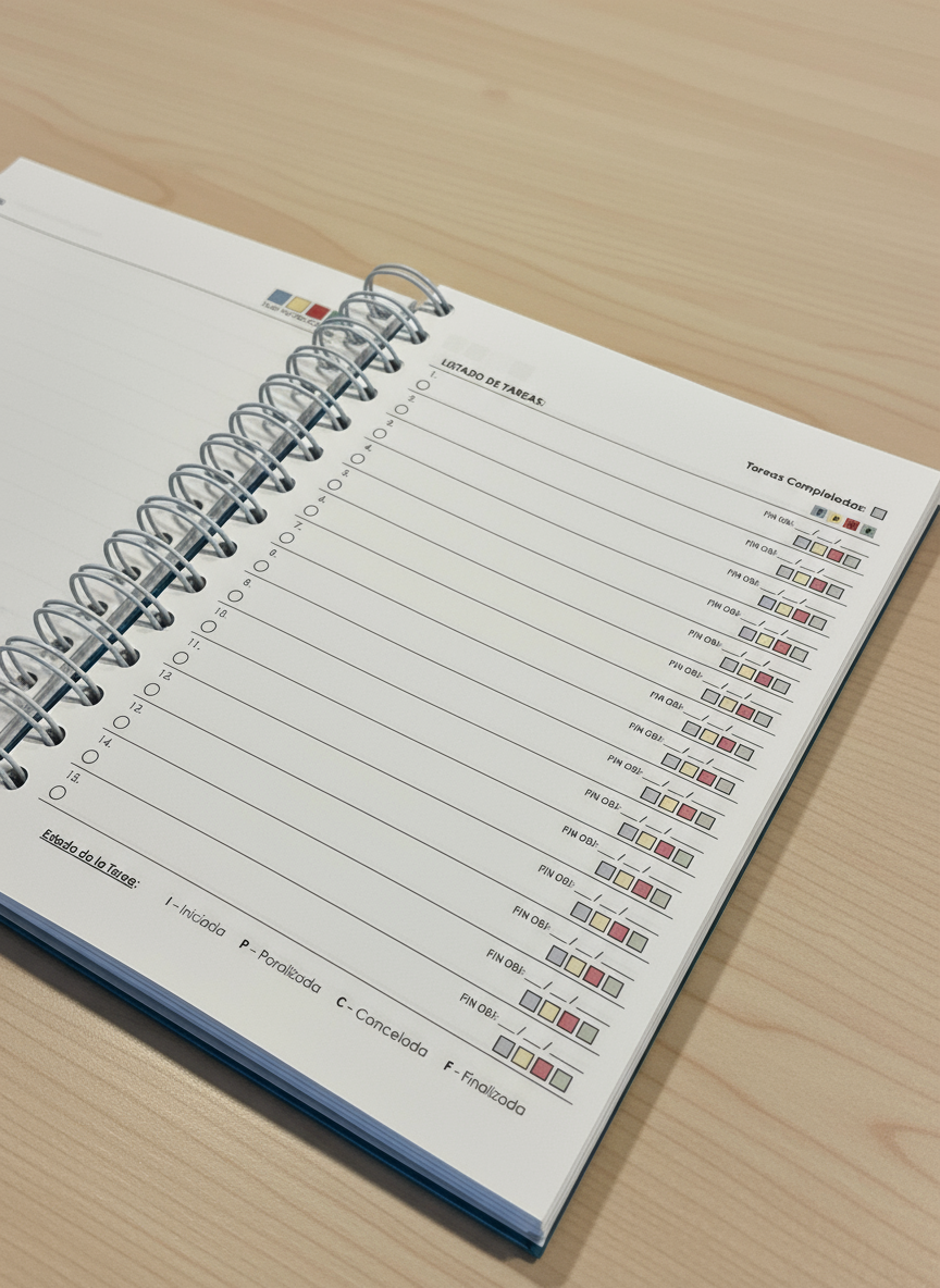 Task Notebook by AR - Verde Océano